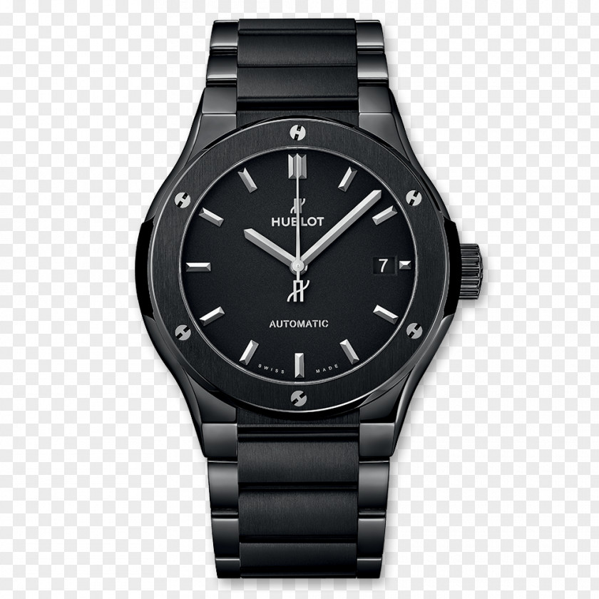 Black Classics Hublot Baselworld Counterfeit Watch Chronograph PNG