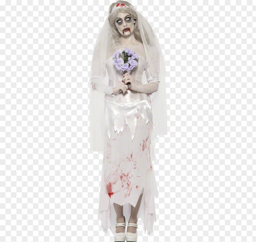 Bride Bouquet Costume Party Halloween Dress PNG