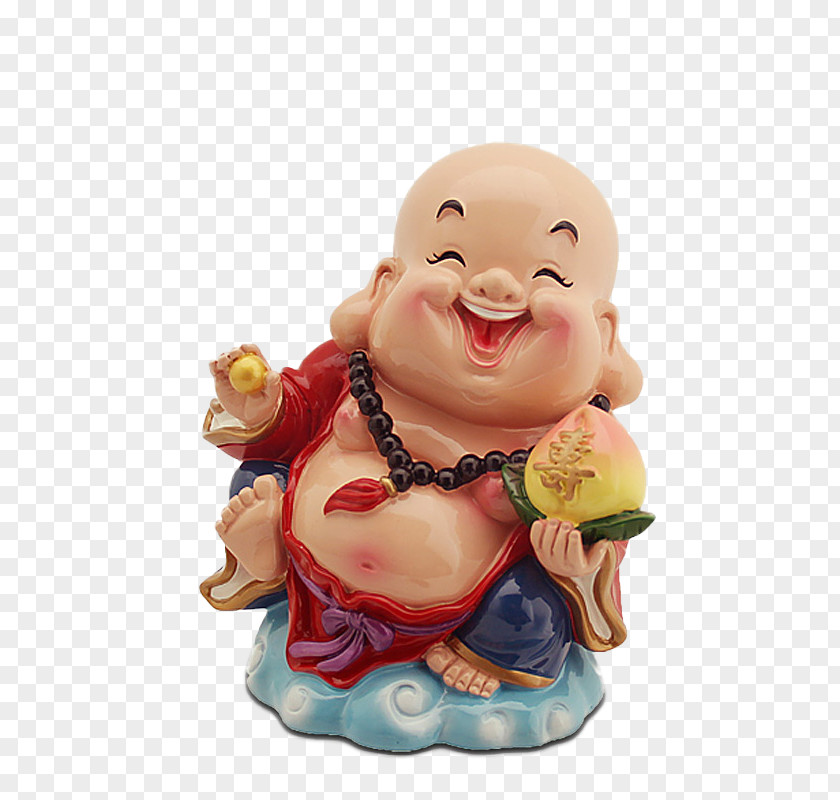 Q Version Of Laughing Buddha Peach Buddhahood Q-version Maitreya Budai PNG