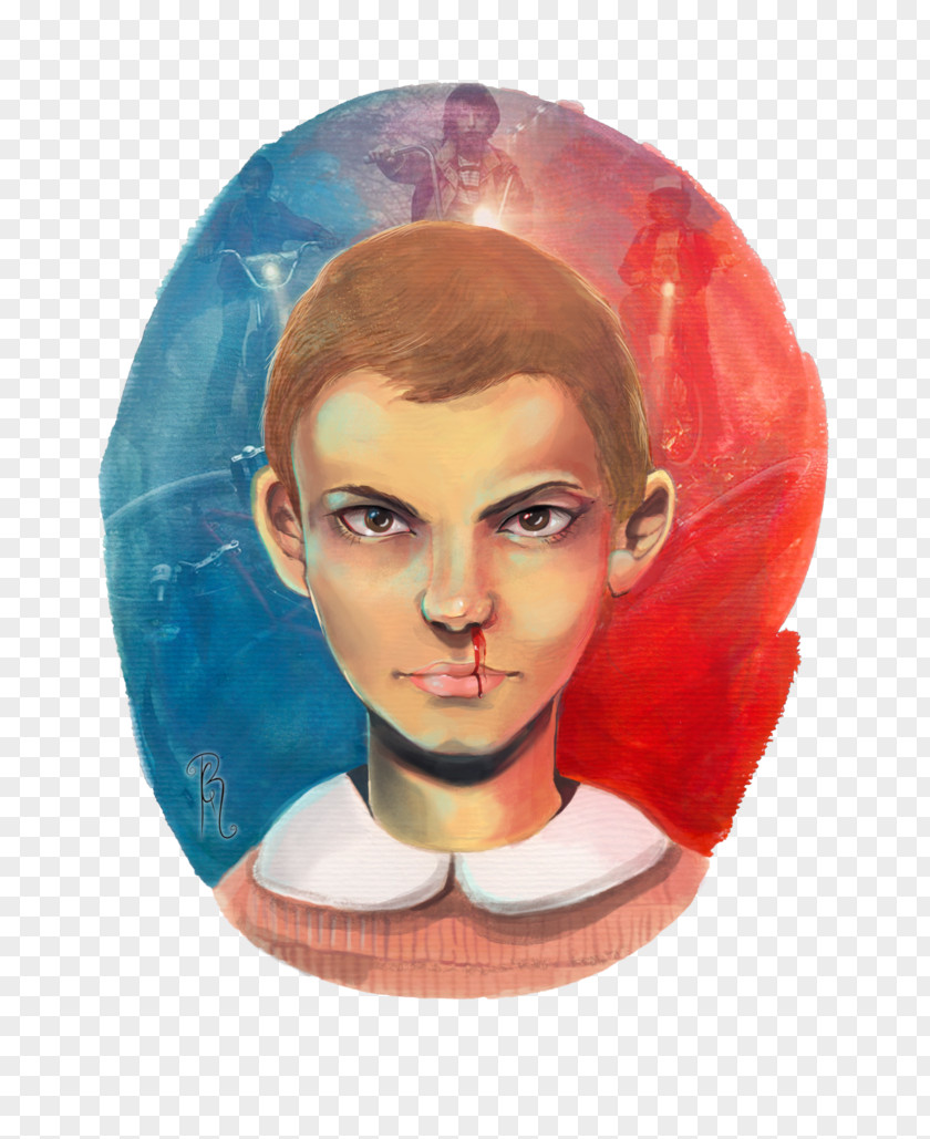Watercolor Brush Eleven Stranger Things T-shirt Hoodie Drawing PNG
