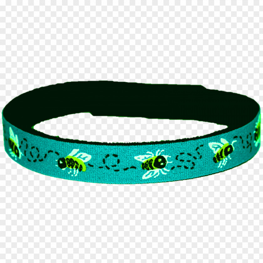 Buzzing Bee Wristband Turquoise PNG