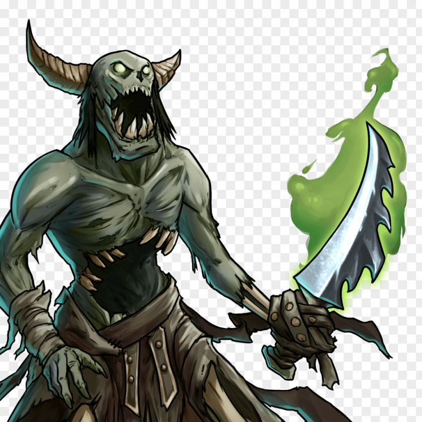 Cryptid Warlord Ghoul Demon PNG