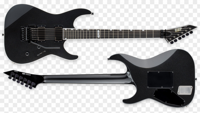 Electric Guitar ESP M-II Kirk Hammett Seven-string LTD KH-202 Guitars PNG