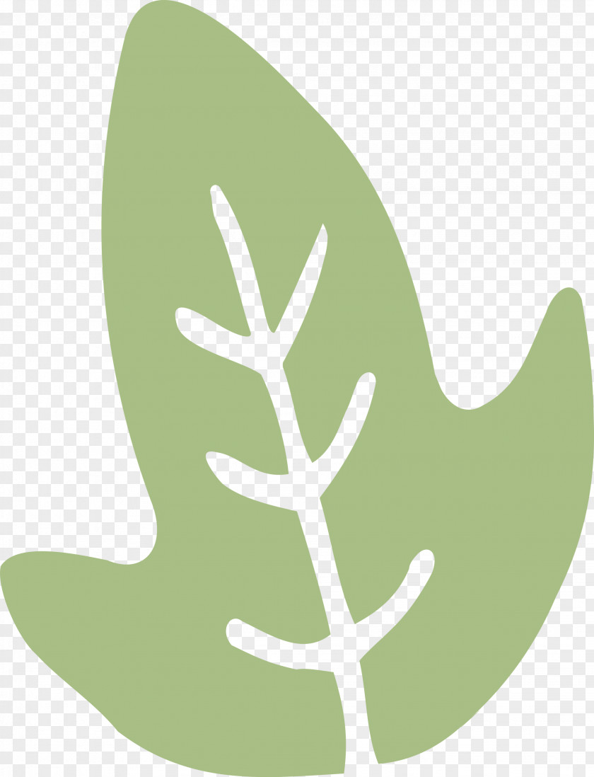 Leaf Green M-tree Line Meter PNG