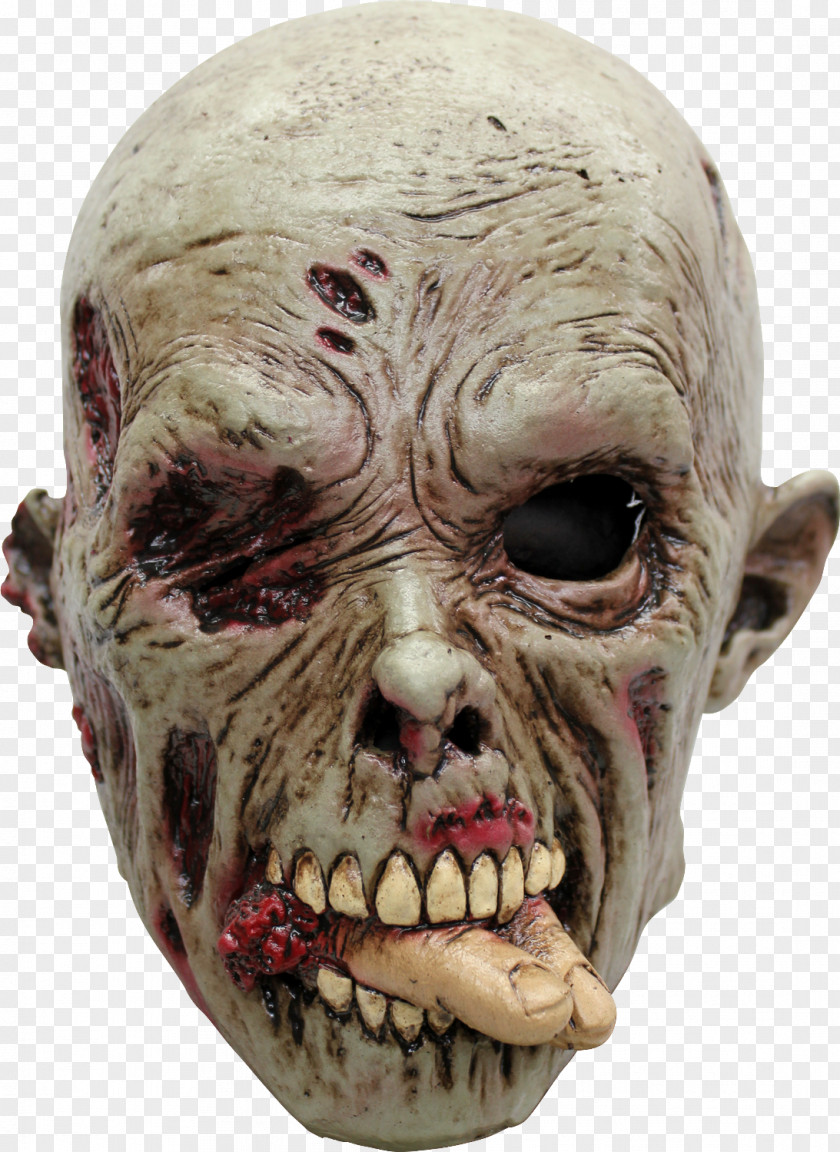Mask Latex Halloween Costume Flesheater PNG