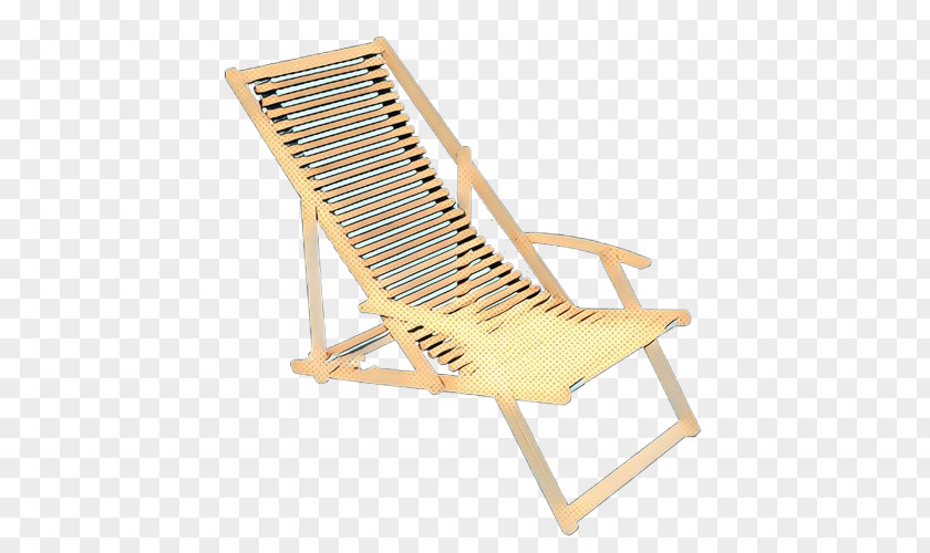 Sunlounger Folding Chair Wood Background PNG