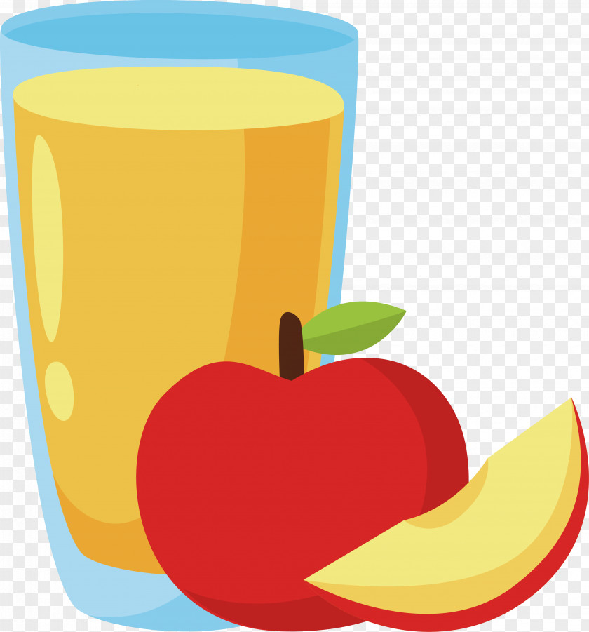 Apple Juice Illustration Design Clip Art PNG