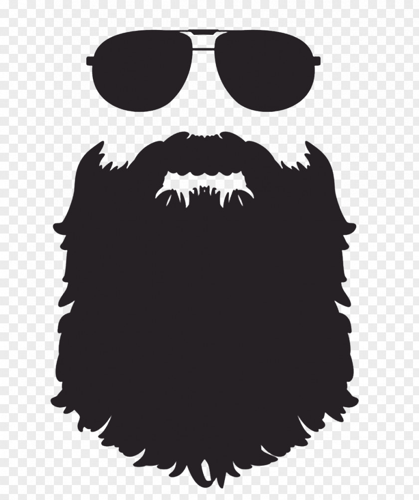 Beard Silhouette Clip Art PNG