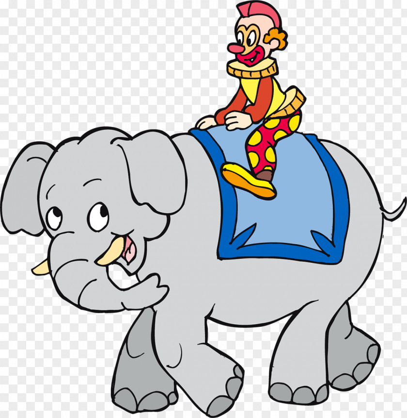 Circus Elephant Cartoon Clip Art PNG