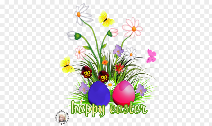 Easter Floral Design World Wide Web Page Email PNG