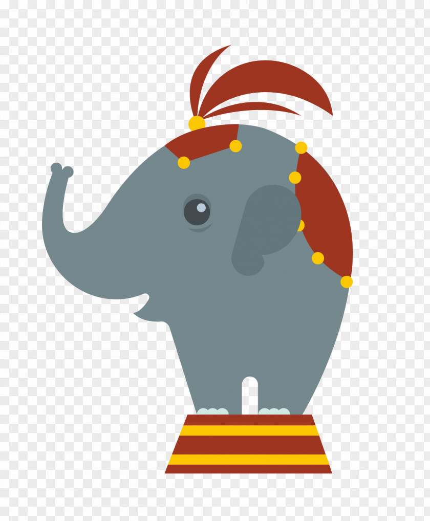 Elephant Show Circus Animation PNG