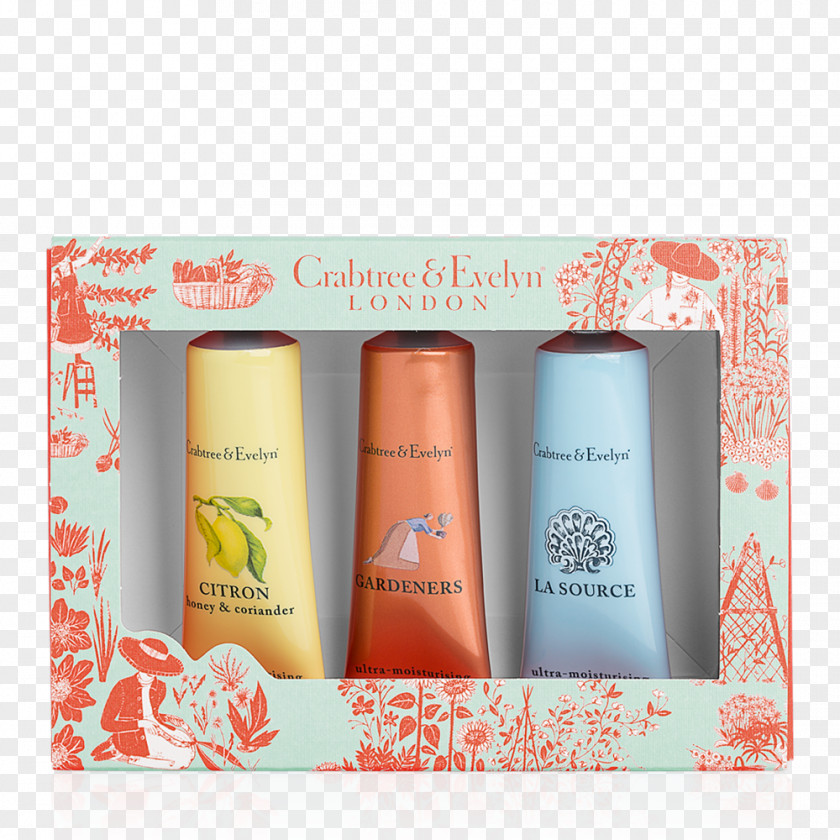 Hand Gift Lotion Cream Crabtree & Evelyn Moisturizer Sunscreen PNG