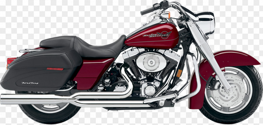 Motorcycle Exhaust System Harley-Davidson Road King Muffler PNG