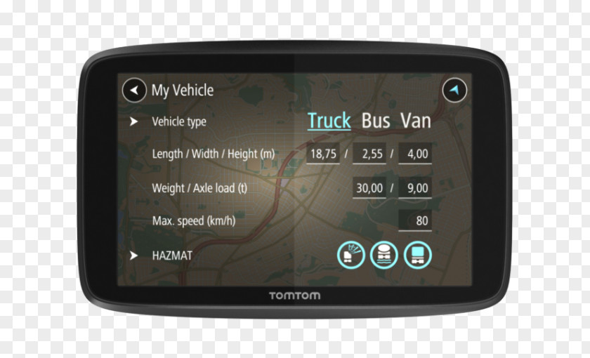 Car GPS Navigation Systems Truck TomTom PNG
