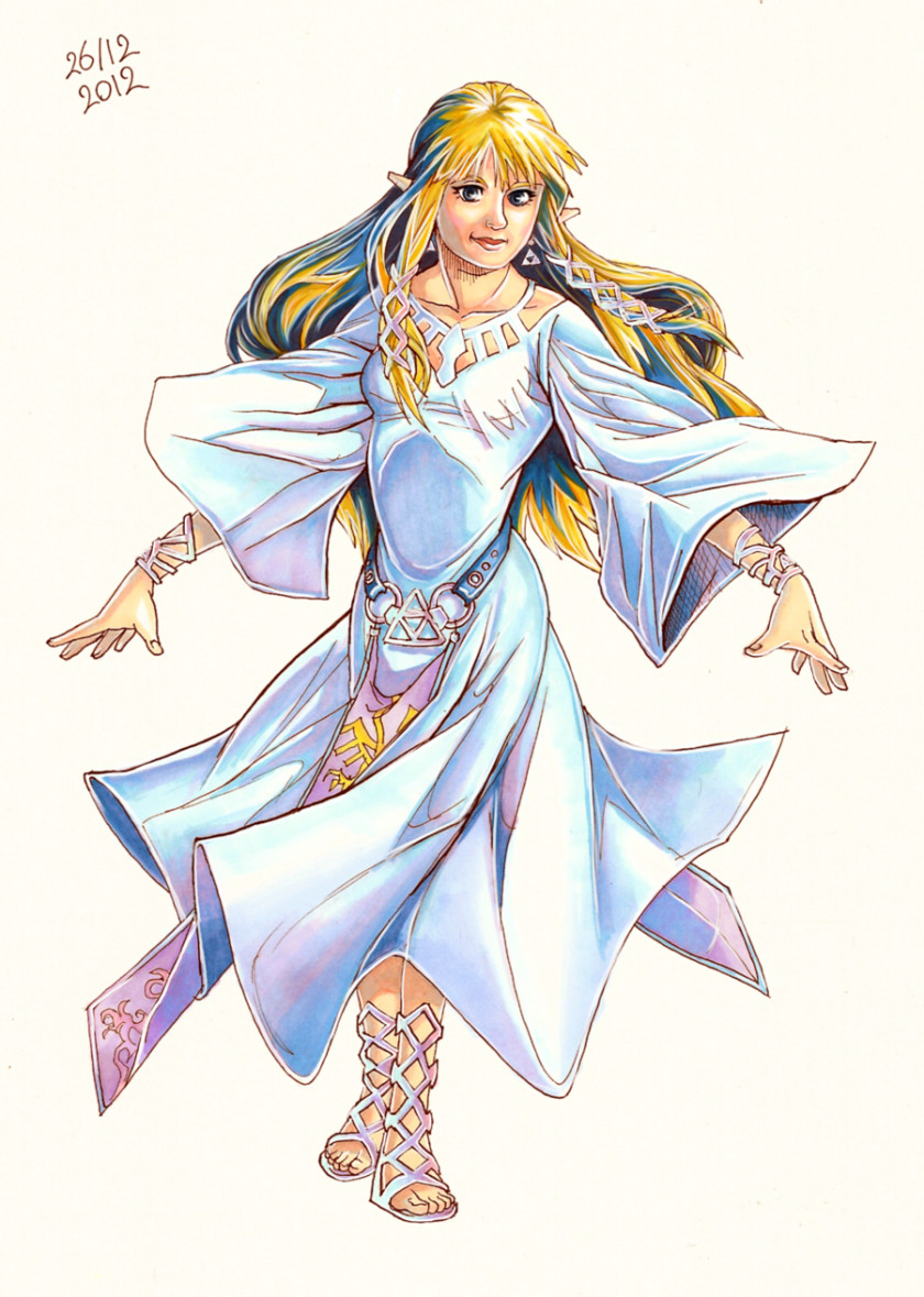 Goddess The Legend Of Zelda: Skyward Sword Ocarina Time 3D Tri Force Heroes Princess Zelda PNG