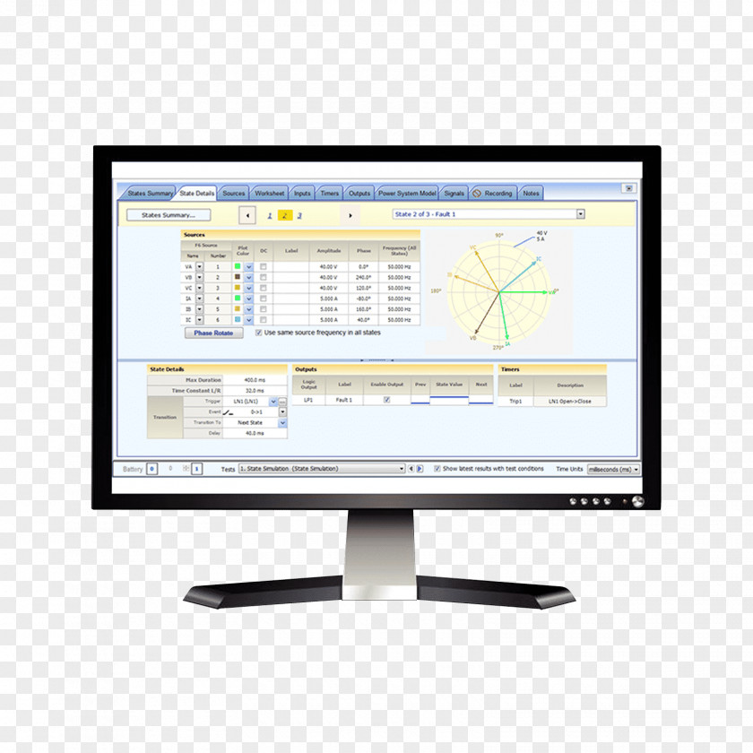 High Temperature Computer Monitors Protective Relay Software Testing PNG