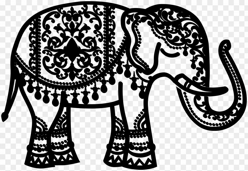 Indian Elephant African Horse Drawing Visual Arts PNG
