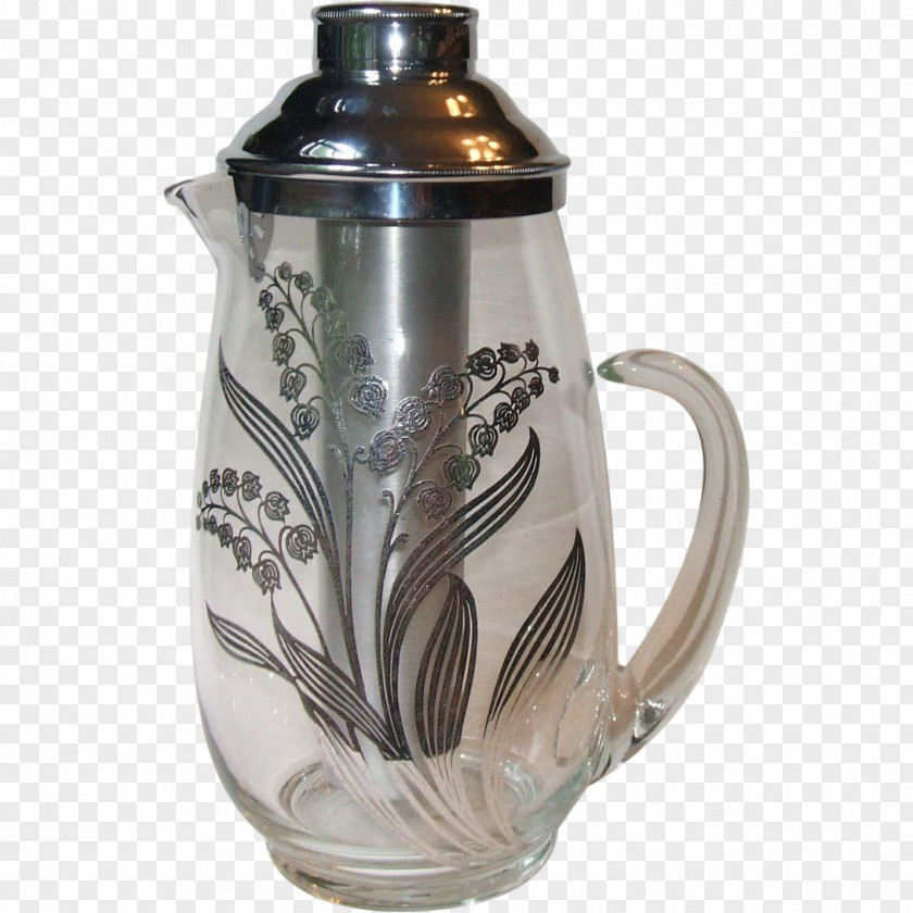 Lily Of The Valley Pitcher Jug Kettle Mug Small Appliance PNG