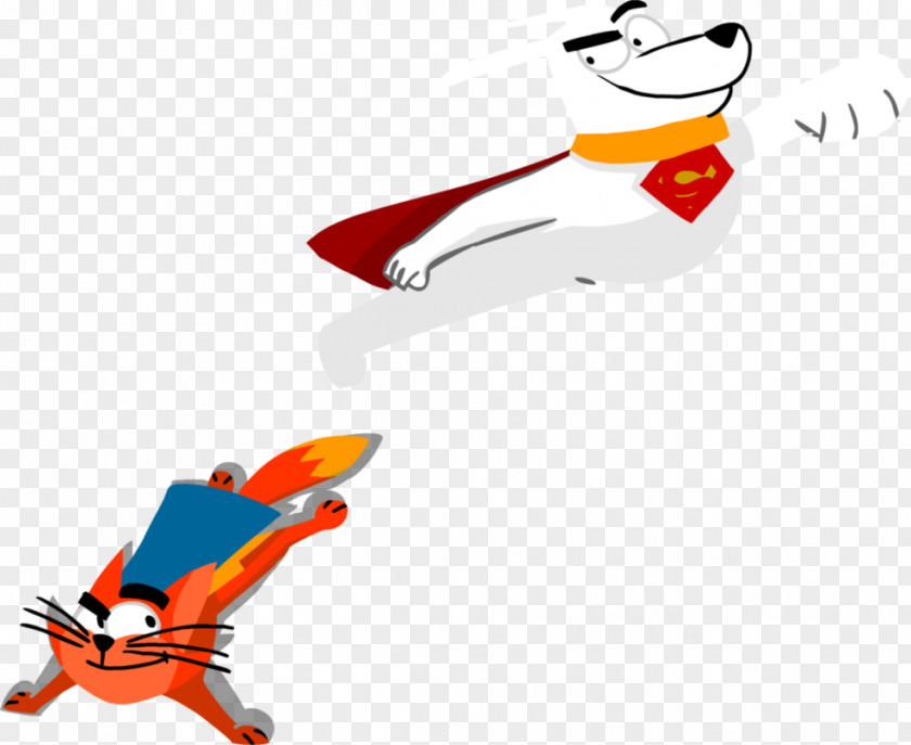 Streaky The Supercat Krypto Drawing Character PNG