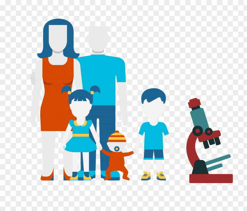 Vector Character Material Family Education Clip Art PNG