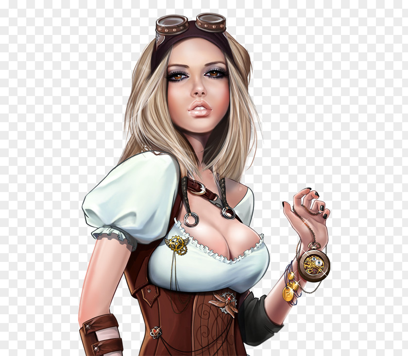 Woman Girl Daughter Steampunk PNG Steampunk, woman clipart PNG