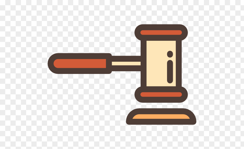 Hammer Icon Judiciary Criminal Law Labour Public Administration PNG
