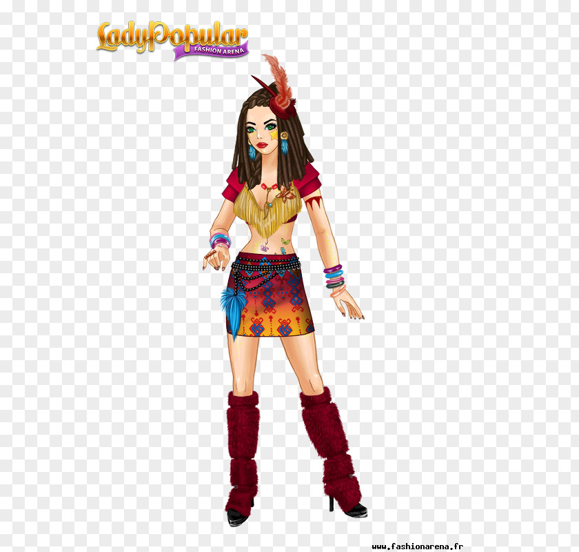 Arena Flowers Lady Popular Dress-up Clothing Costume Design PNG