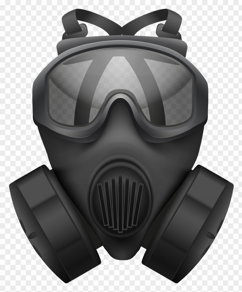 Black Fire Equipment Gas Masks Mask Clip Art PNG