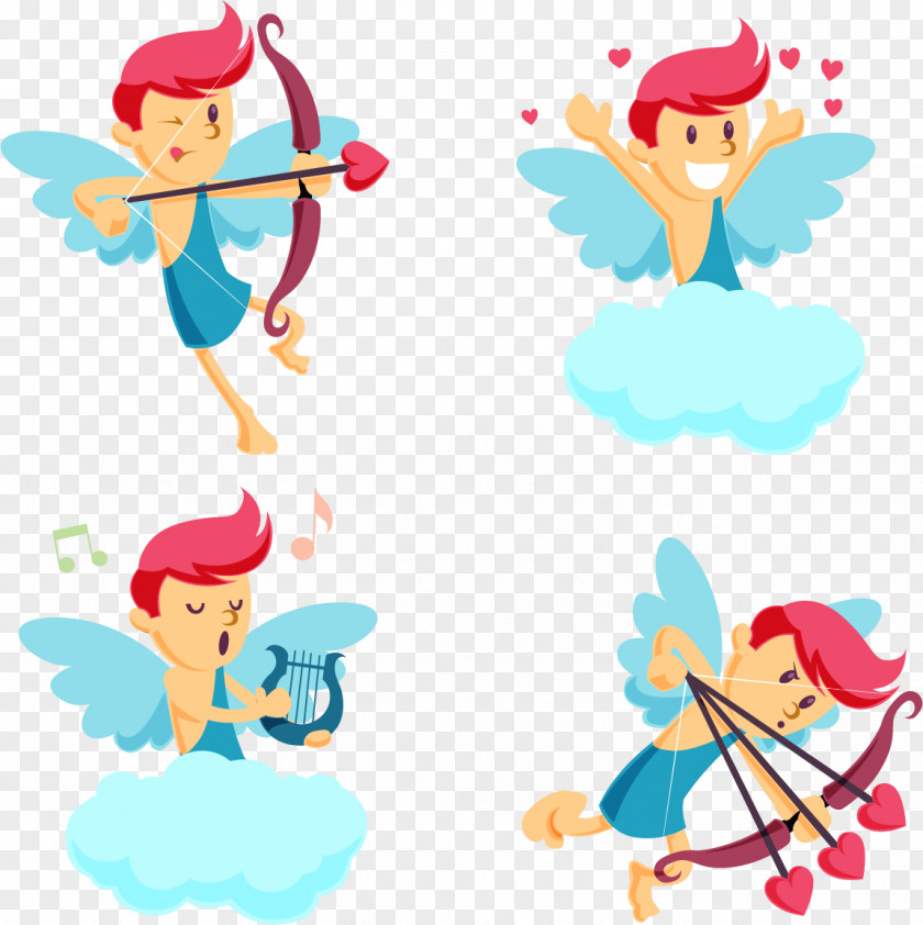 Redhead Cupid Icon PNG