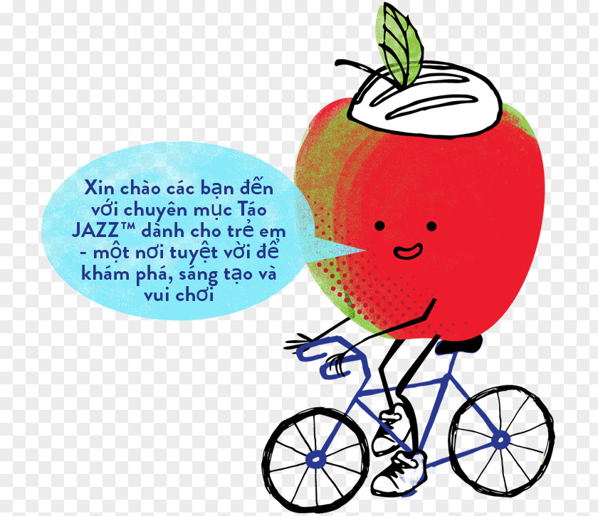 Vietnamese Apple Jazz Cartoon Clip Art PNG