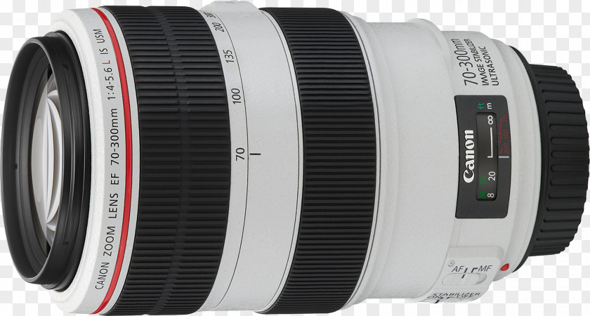 Camera Lens Canon EF 70–300mm Mount EF-S 17–55mm 300mm Telephoto Zoom 70-300mm F/4.0-5.6 IS USM PNG