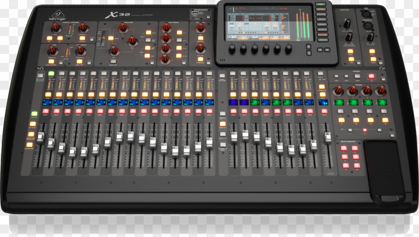 Digital Mixing Console Audio Mixers Television Channel Behringer PNG