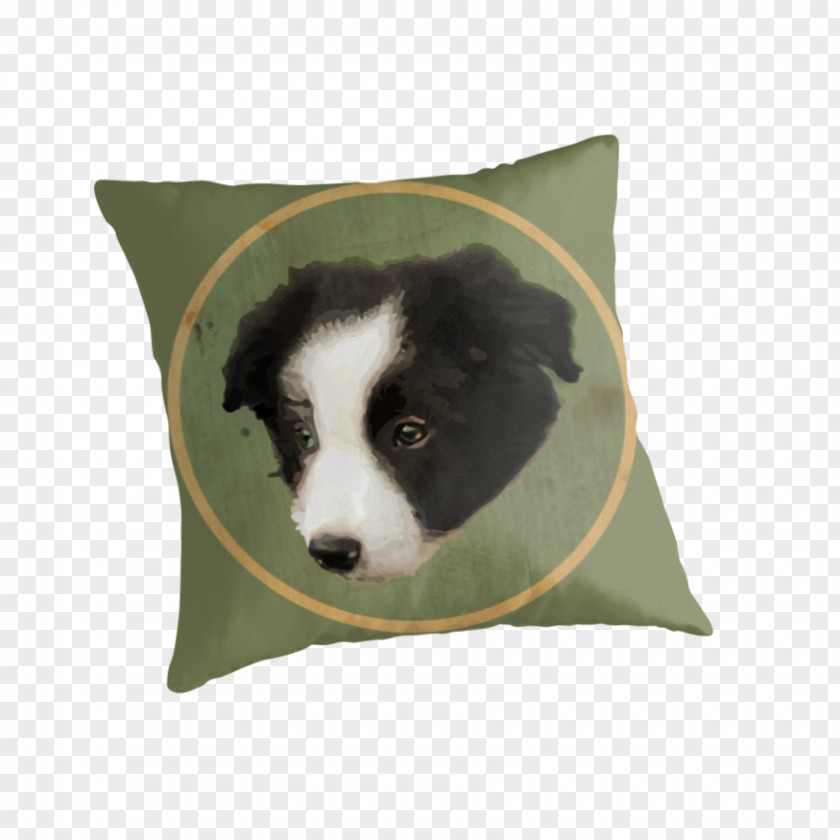 Pillow Border Collie Dog Breed Cushion Puppy PNG