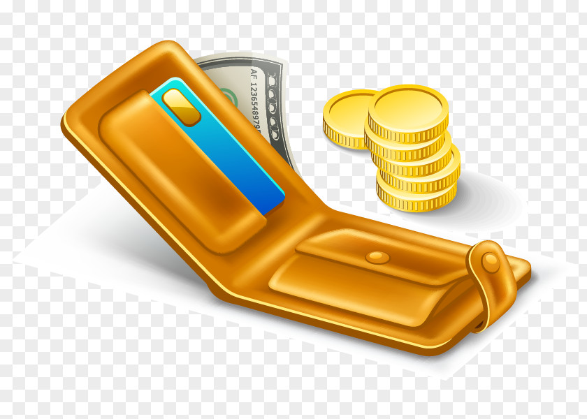 Vector Wallet Bills Coins Free Downloads Money Bag Coin Illustration PNG