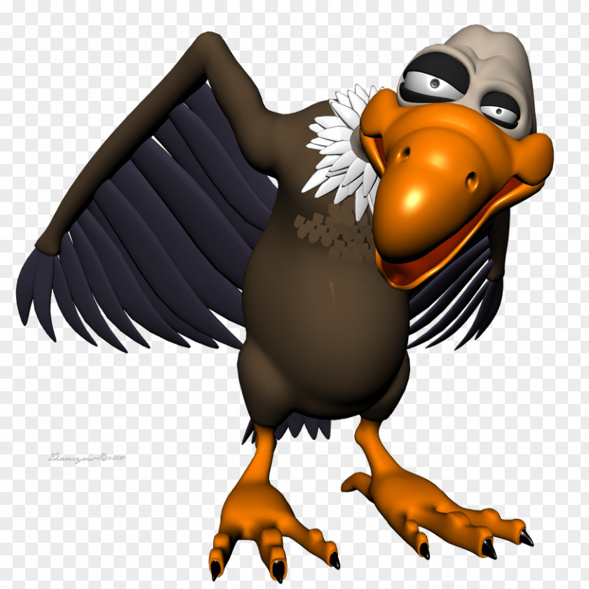 Animation Vulture Drawing Bird Cartoon PNG