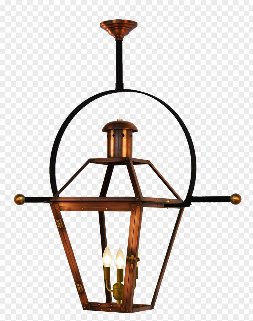 Copper Wall Lamp Gas Lighting Light Fixture Lantern PNG