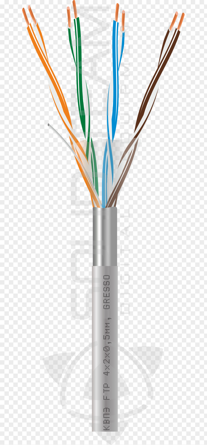 Design Electrical Cable Wire Line PNG