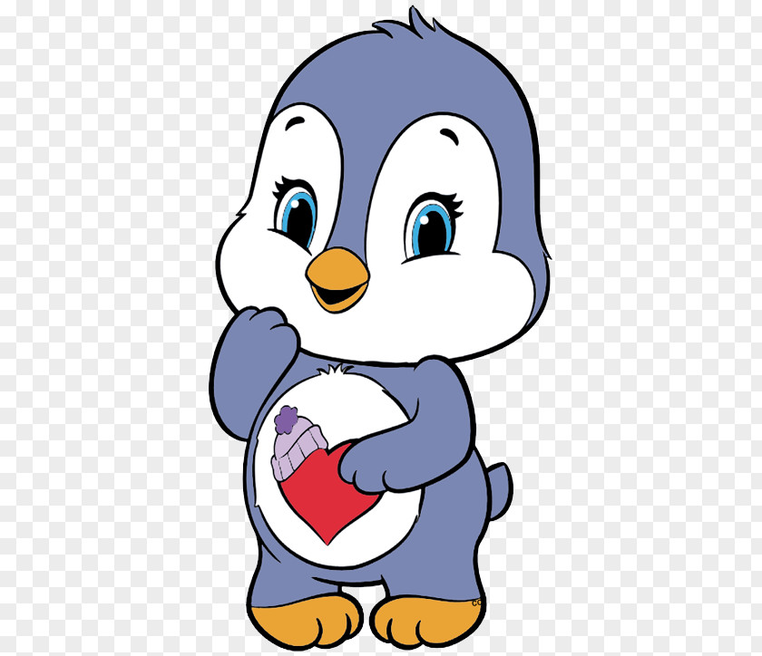 Penguin Cozy Heart Care Bears Clip Art PNG