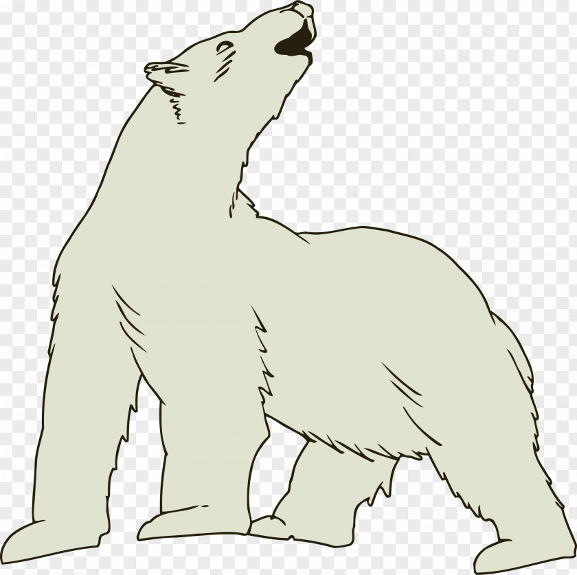 Polar Bear Arctic Fox Brown PNG