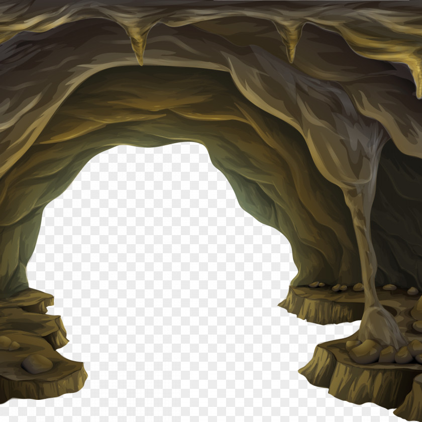 Vector Cave Euclidean Illustration PNG