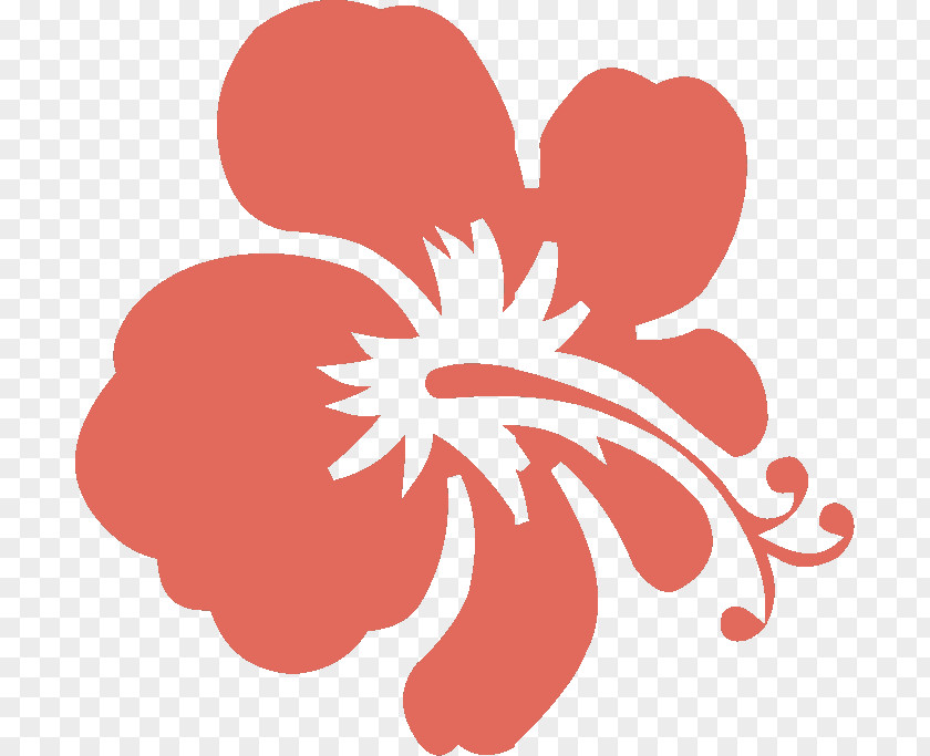 Design Rosemallows Floral Clip Art PNG