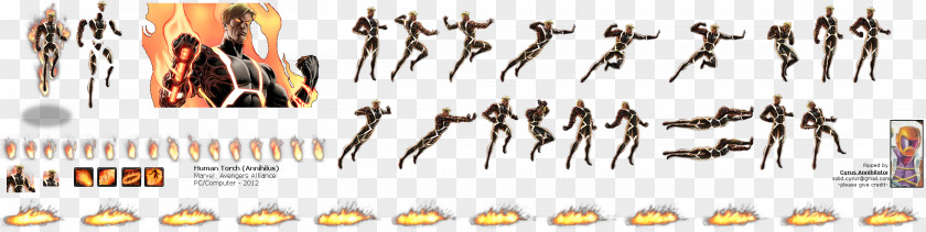 Human Torch Marvel: Avengers Alliance Felicia Hardy PlayStation Sprite PNG