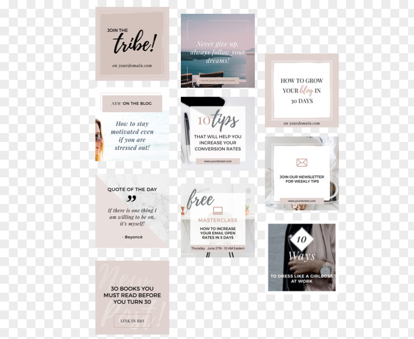 Instagram Template Brand Logo Canva PNG