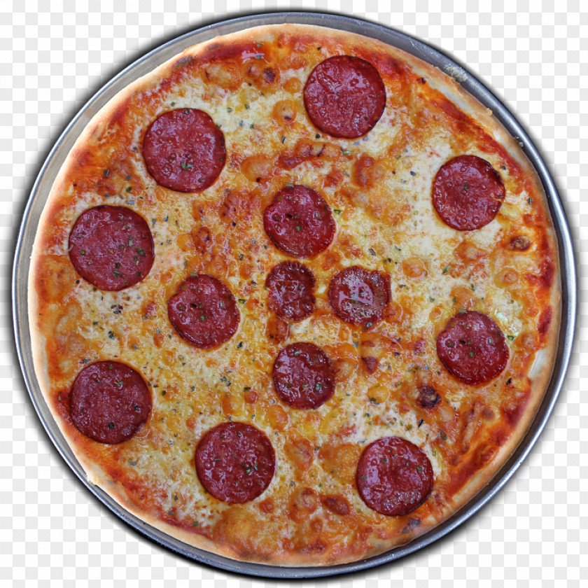 Pizza Sicilian Salami Focaccia California-style PNG