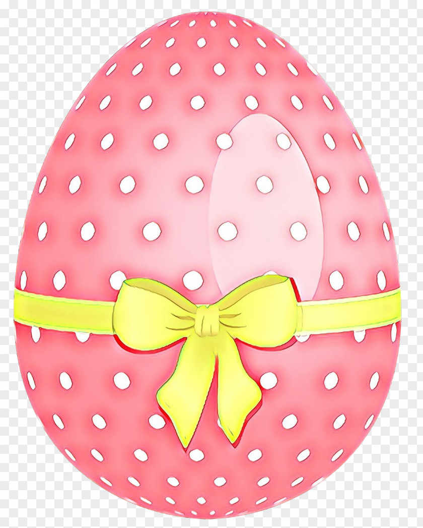 Polka Dot Easter Egg Pink M Circle PNG