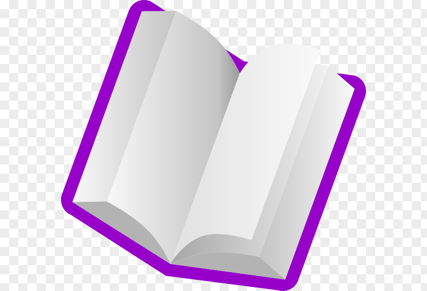 Purple Book Clip Art PNG