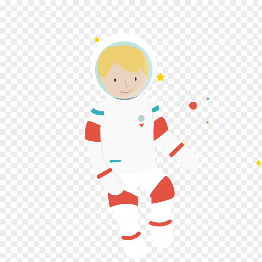 Vector Cartoon Astronaut Clip Art PNG