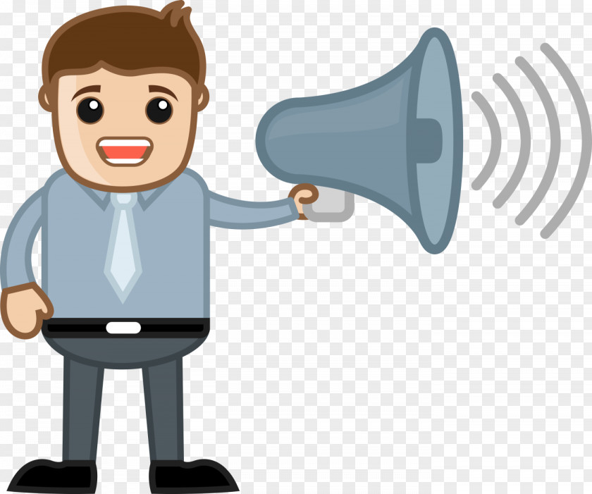 To Cultivate Drawing Cartoon Loudspeaker Royalty-free PNG