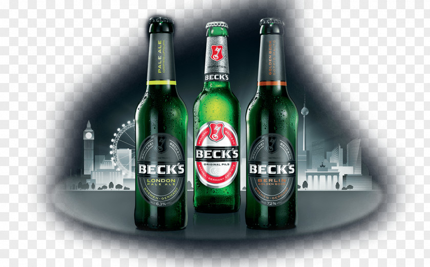 Beer Beck's Brewery Bottle London Berlin PNG