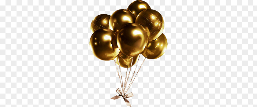 Gold Balloon PNG balloon clipart PNG